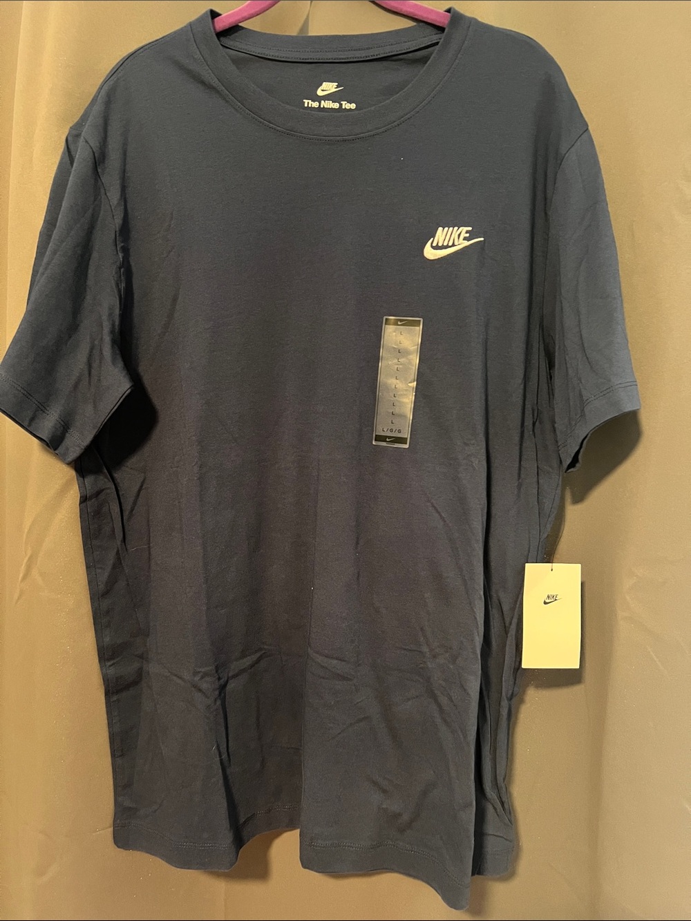 Nike Blue  Short-Sleeve Logo Tee